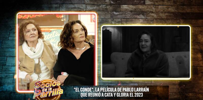 Gloria Münchmeyer y Catalina Guerra participaron en "El Conde". Créditos: Canal 13