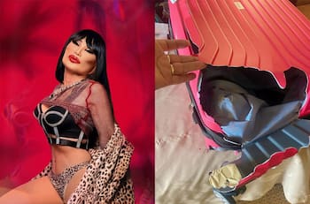 Lyn May denuncia robo en el Aeropuerto Internacional de la CDMX: así le entregaron su maleta