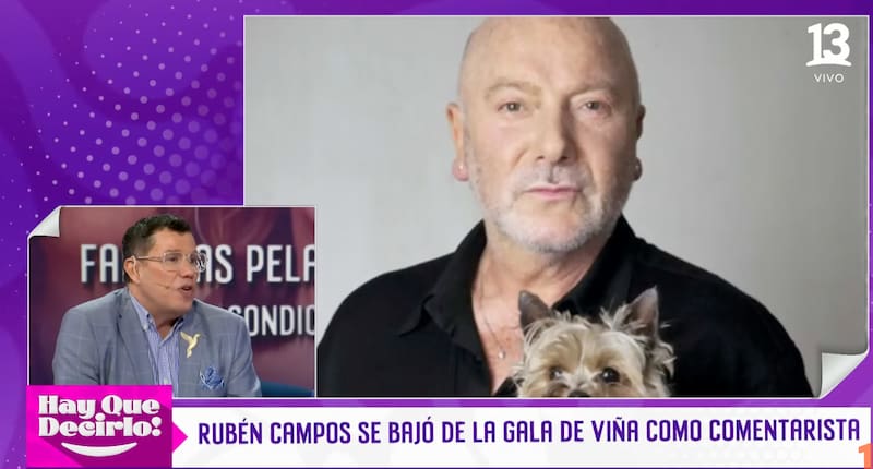 El diseñador chileno se bajó de la Gala de Viña 2026.