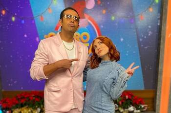 Nath Campos canta bachata junto a "El Capi" Pérez en "Venga la Alegría"