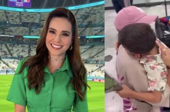 "Esperé mucho este momento": Tania Rincón comparte el reencuentro con sus hijos luego de Qatar 2022