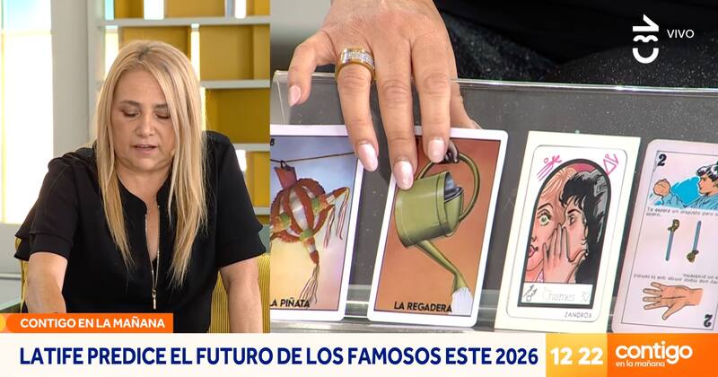 La tarotista vaticinó el futuro de Faloon Larraguibel y Raimundo Cerda.