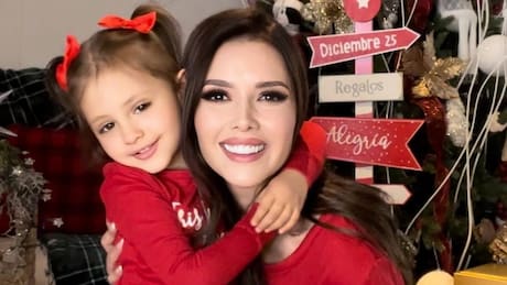 Así disfrutan Marlene Favela y su hija Bella las vacaciones decembrinas