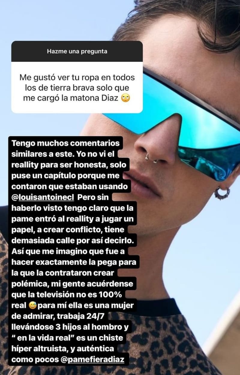 Coté López salió en defensa de Pamela Díaz. Créditos: Instagram