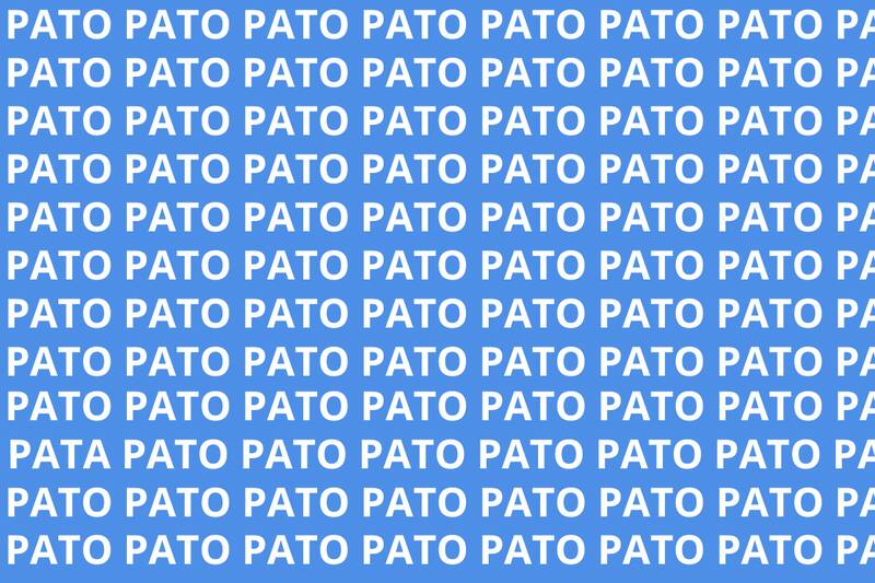 ¿Podrás encontrar la palabra distinta a las demás?