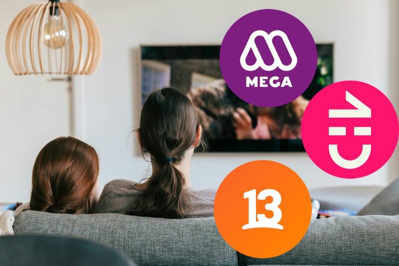 Mega, CHV y Canal 13 se pelearon el liderato.