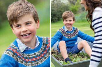 Kate Middleton rompe una importante tradición en las fotografías del cumpleaños del príncipe Louis