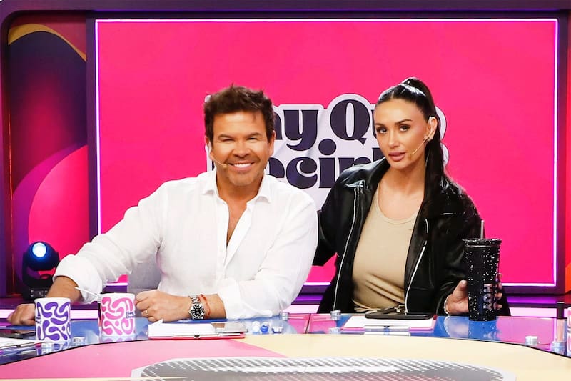 Panelistas del programa Pamela Díaz e Ignacio Gutiérrez.
Foto: Canal 13