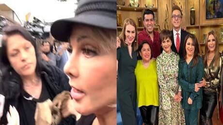 Funeral de Julián Figueroa: Olivia Collins y su hija se pelean con Mónica Castañeda de Ventaneando