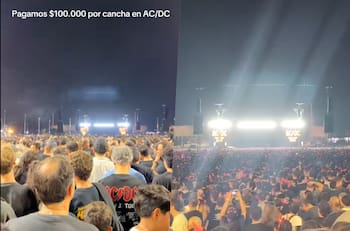 VIDEOS | “Una vergüenza”: Organización de AC/DC en Chile recibe duras críticas por condiciones del concierto en el Nacional