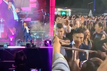 VIDEO | Difunden presentación de Américo en medio de lío legal con Yamila Reyna: así lo recibió el público