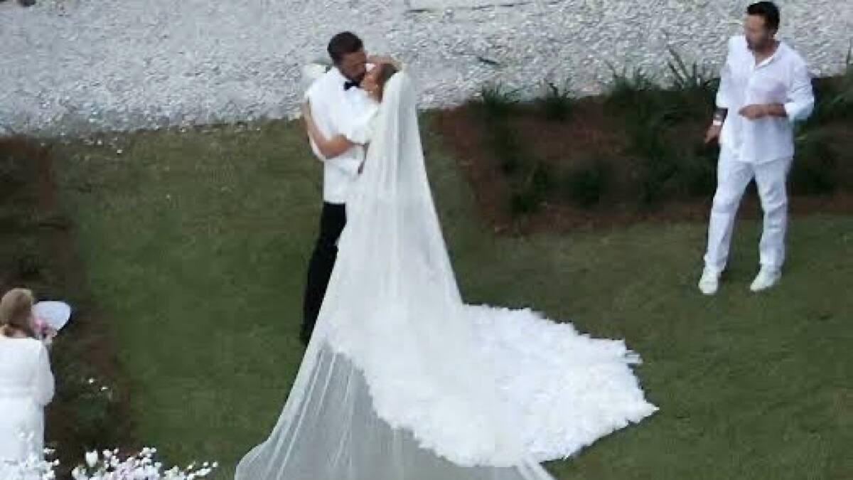 Jennifer Lopez y Ben Affleck: así fue su cortejo nupcial formado por sus hijos
