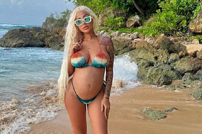 Yailin La Más Viral La rapera presumió su mini cintura tras haber dado a luz - Créditos: Instagram