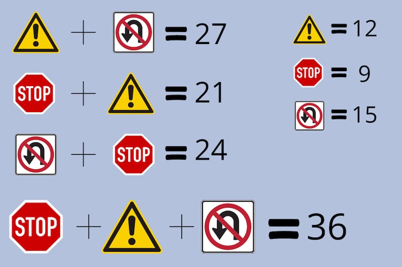 ¡El resultado final era 36!