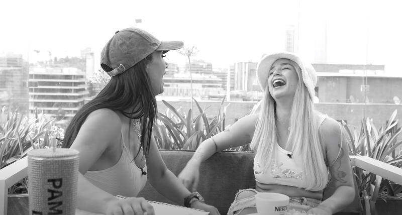 Pamela Díaz y Guarén conversan y pasan un buen momento en Sin Editar.