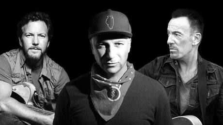 Con un gran cover de AC/DC: Tom Morello lanzó adelanto de su nuevo disco con Bruce Springsteen y Eddie Vedder como invitados