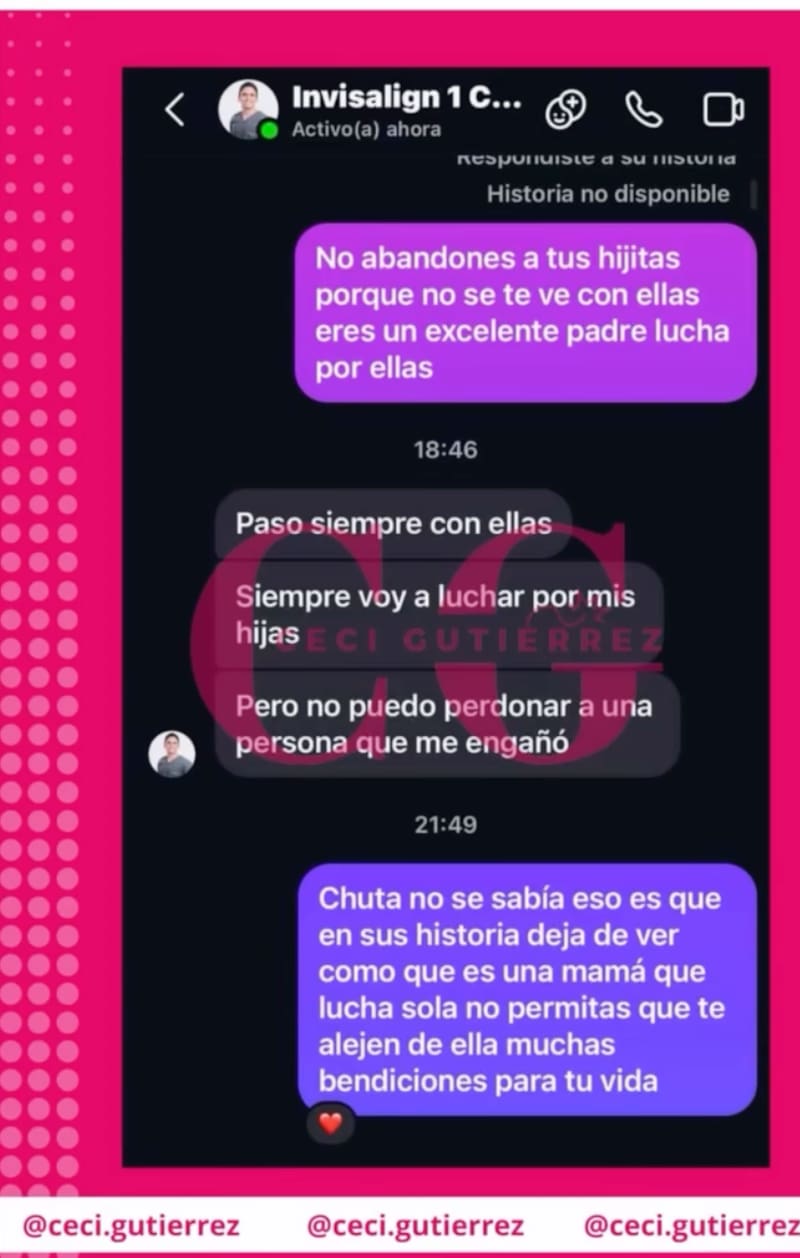 El odontólogo aseguro que Vale Roth le fue infiel.