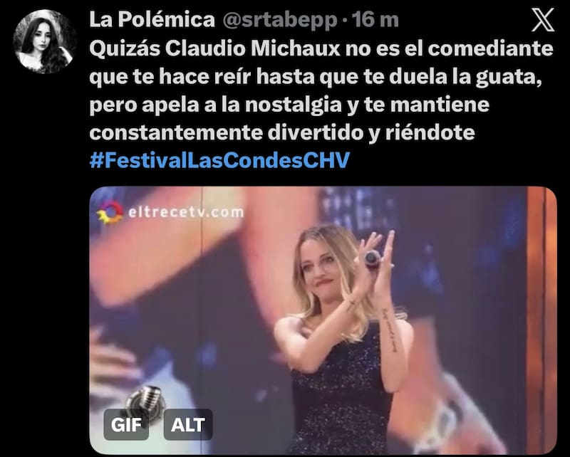 Las reacciones del show del comediante.