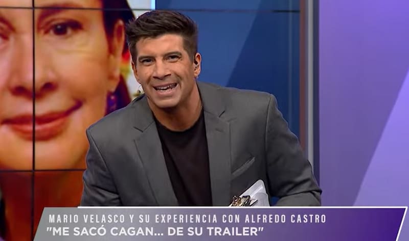 Mario Velasco recordó desagradable encuentro con Alfredo Castro. Créditos: Pantallazo Zona Latina