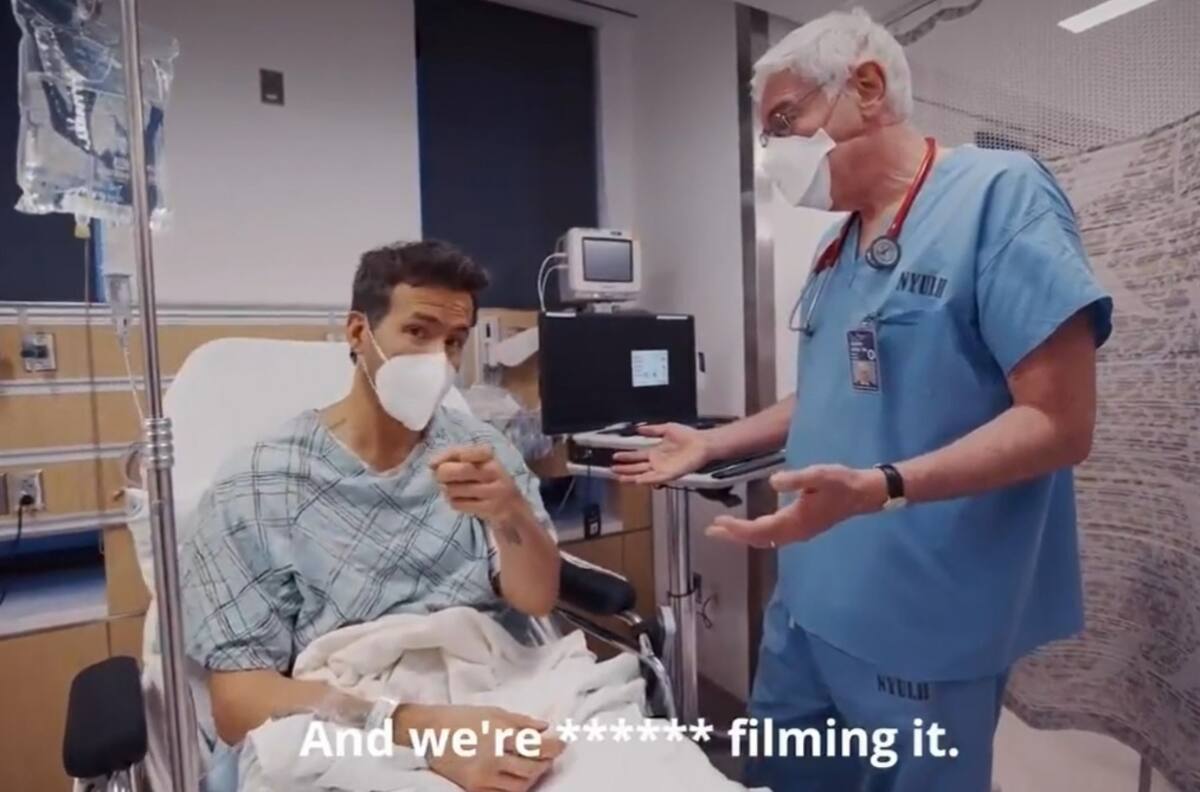 Ryan Reynolds se realizó una colonoscopía para concientizar sobre el cáncer y le descubrieron pólipos