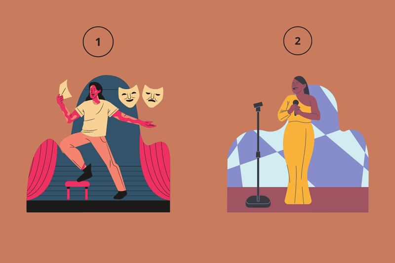 ilustraciones teatrales