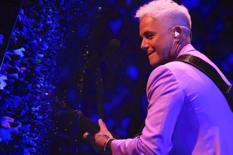 Alejandro Sanz en concierto.