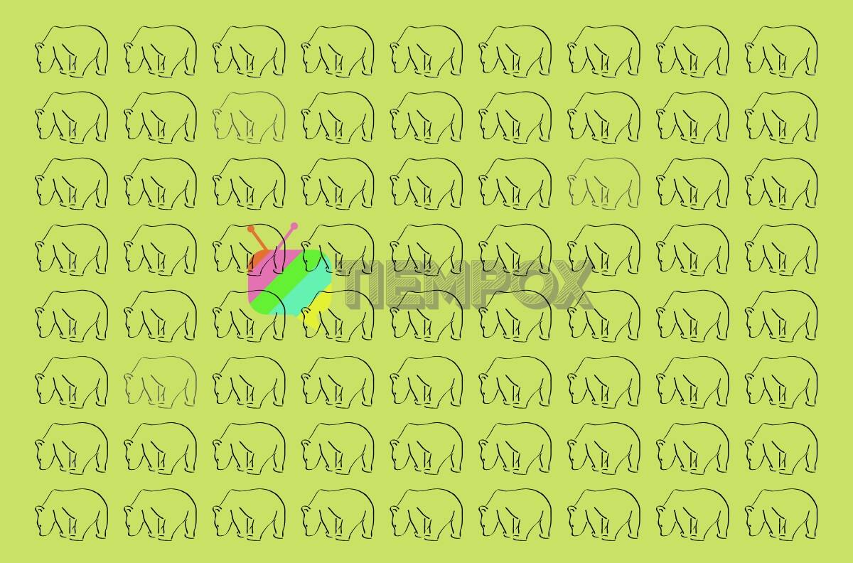 Test Visual: ¡Encuentra los osos de distinto color en solo 8 segundos!