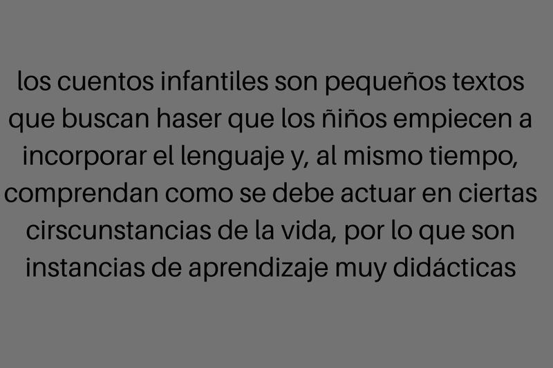 En este test visual hay un texto sobre los cuentos infantiles y tiene seis faltas de ortografía que debes encontrar.