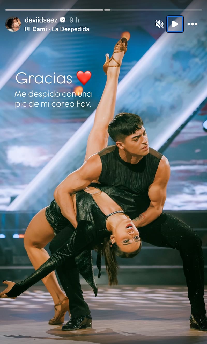 Subió esta historia a su Instagram este lunes. Foto: @Daviidsaez