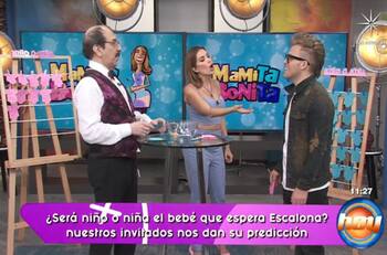 Andrea Escalona revela por error el sexo de su bebé en pleno programa