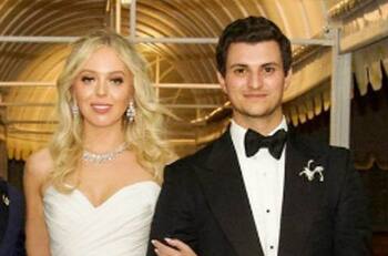 Publican video del primer vals de Tiffany Trump con su esposo y la critican por no saber bailar