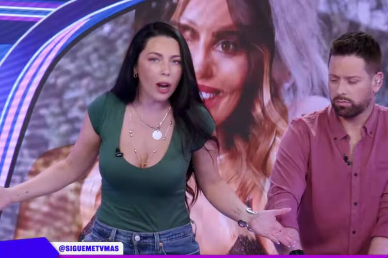 La modelo habló de su minuto de furia en Sígueme.