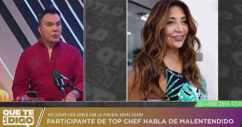 Luis Sandoval entregó la versión de Pincoya. Créditos: Pantallazo Zona Latina