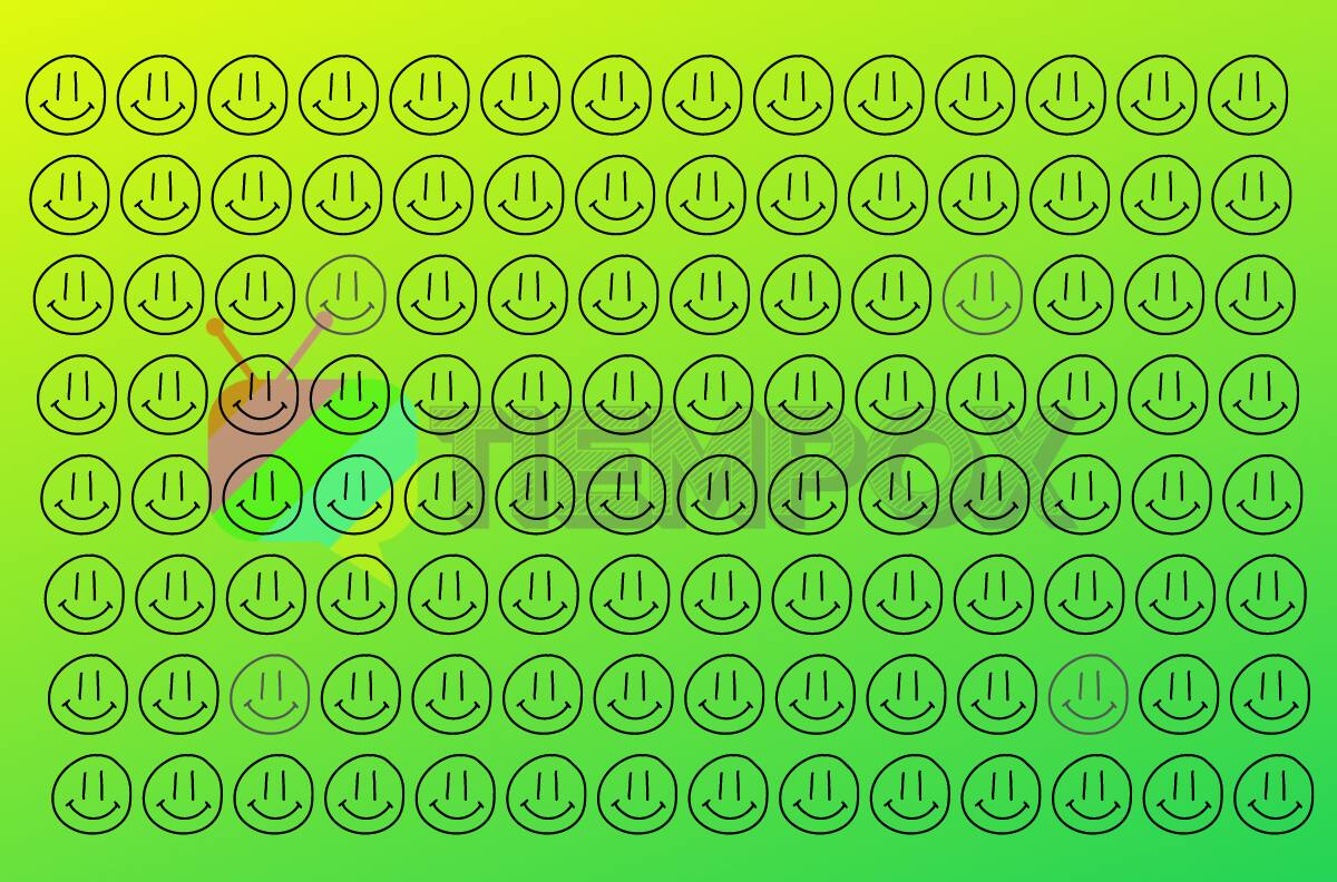 Test Visual: Desafía tu mente y encuentra las caras sonrientes de distinto color en solo 6 segundos