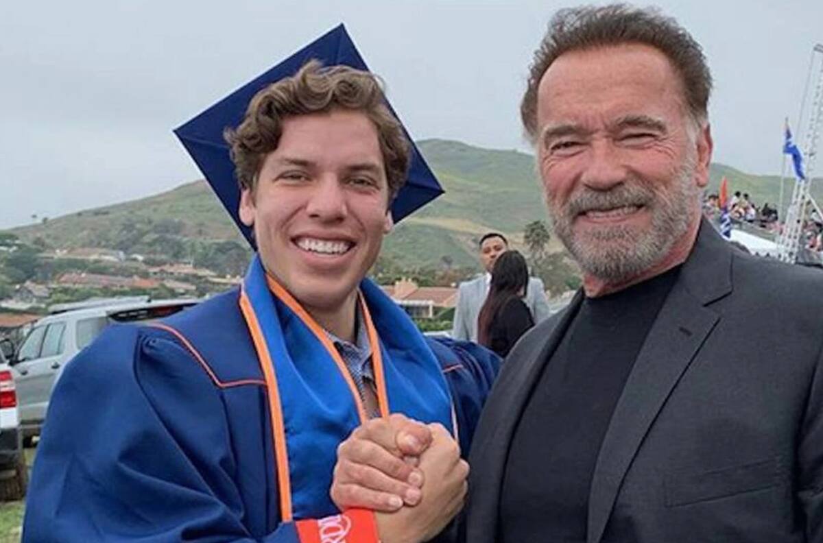 Arnold Schwarzenegger festejó a Joseph Baena, el hijo que tuvo fuera de su matrimonio