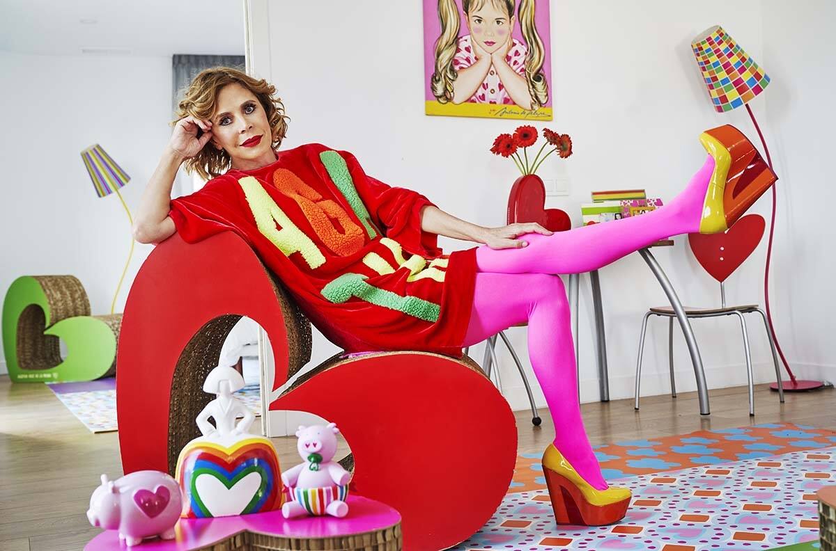 El mejor estilo de Agatha Ruiz de la Prada en un apartamento Airbnb