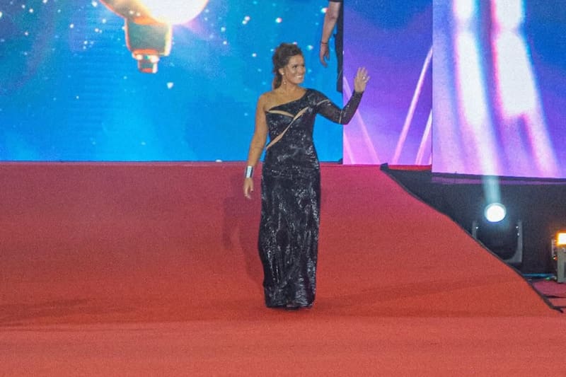 Su paso por la Gala del Festival de Viña 2025.
Foto: Instagram @laudelafuentec