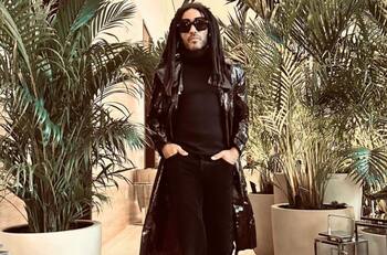 Lenny Kravitz llega a México en avioneta privada por un gran motivo