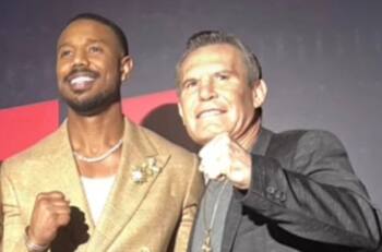 Michael B. Jordan recibe original obsequio de cumpleaños del campeón de boxeo Julio Cásar Chávez