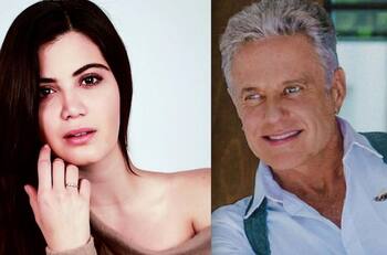 Alexis Ayala le dobla la edad a su novia Cinthia Aparicio pero sus suegros ya le pusieron "palomita"