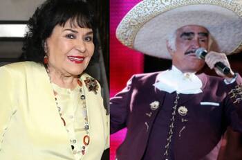 Vicente Fernández y Carmelita Salinas compartían más que una amistad