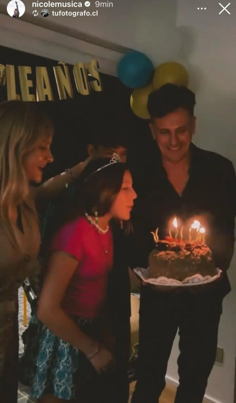 El cumpleaños de la hija menor de Sergio Lagos y Nicole.