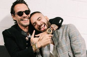 Maluma celebra su cumpleaños con David Beckham y los futuros esposos Marc Anthony y Nadia Ferreira