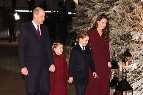 Revisa lo grandes que están los hijos del príncipe William y Kate Middleton en la tarjeta navideña del 2024
