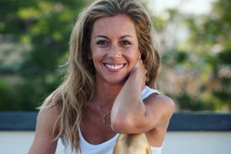 La actriz estuvo en la casa de al lado de Eduardo Cruz-Coke.