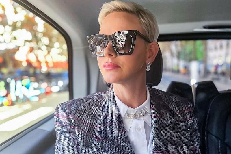 Princesa Charlene La royal fue captada en Milán acompañada únicamente de su guardaespaldas. - Créditos: Instagram