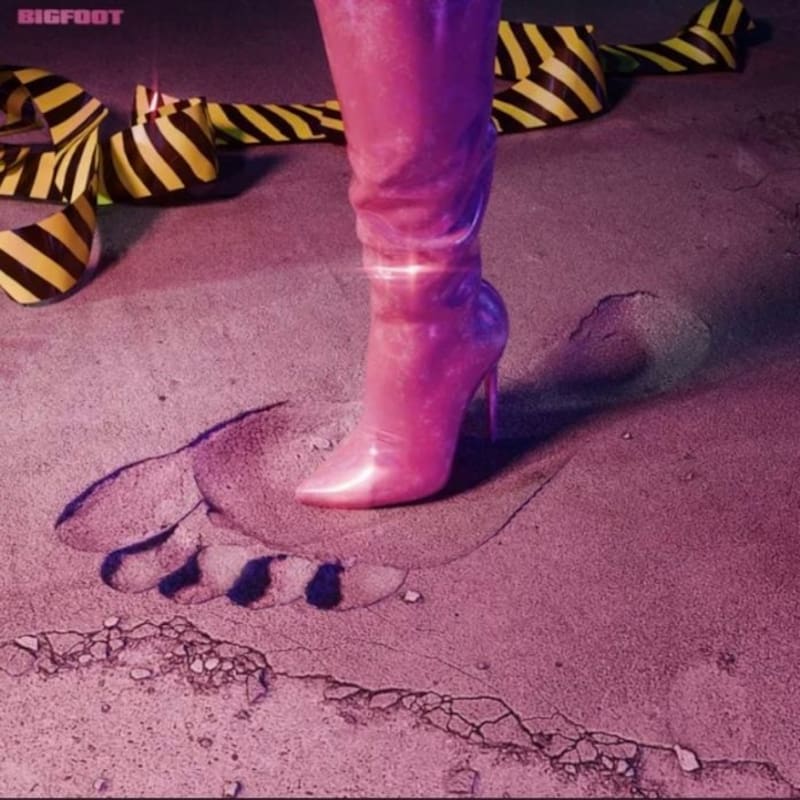 Nicki Minaj, portada de canción Big Foot, dedicada a Megan Thee Stallion.