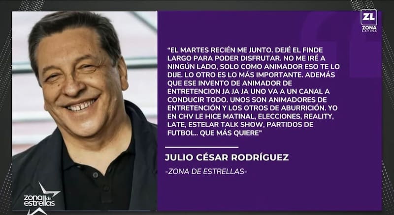 Eventualmente entraría a Mega tras su renuncia a Chilevisión.
Foto: @canalzonalatina