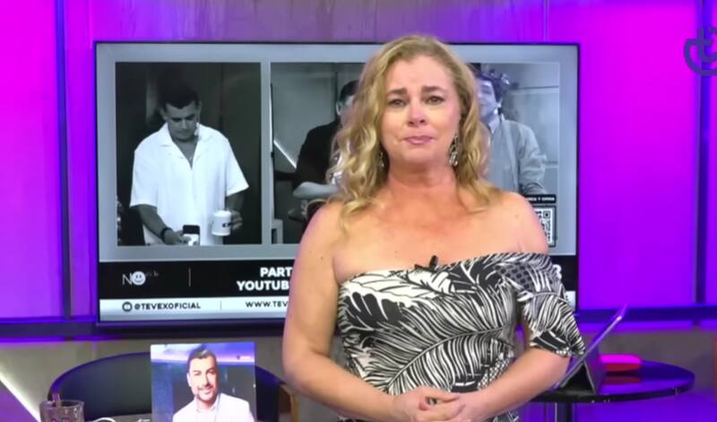 La conductora se emocionó hasta las lágrimas al recordar a Andrés Caniulef.