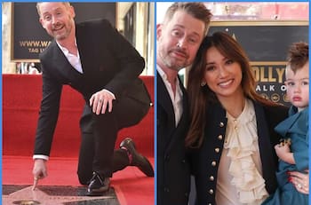 “Me has dado un propósito”: Macaulay Culkin recibió su estrella en el Paseo de la Fama junto a su pareja y sus dos hijos